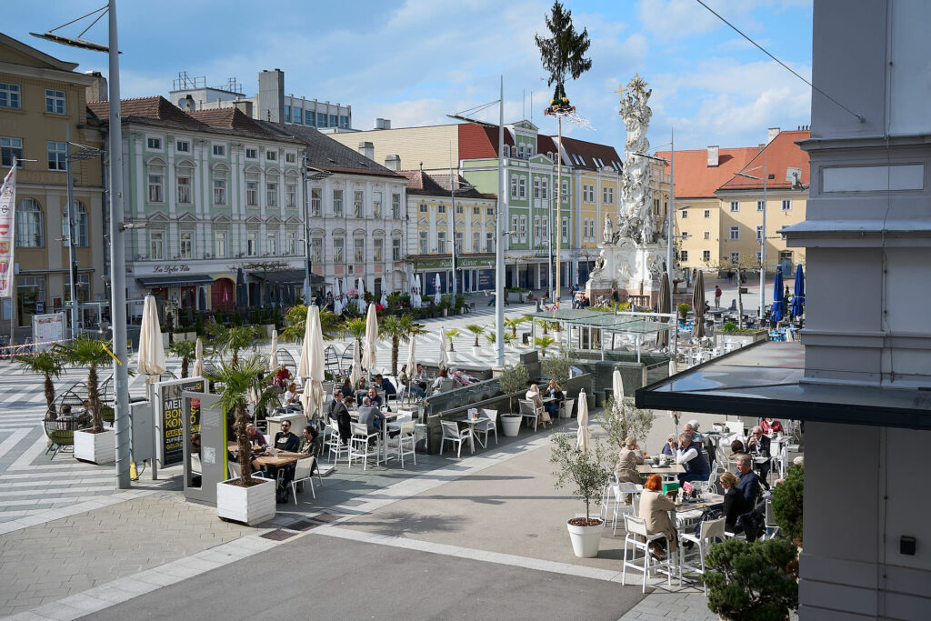 Hauptplatz von St. Pölten.