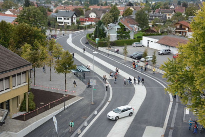 Begegnungszone Landesstraße Marktgemeinde Wolfurt